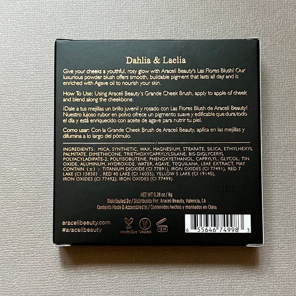 ARACELI BEAUTY Las Flores Blush in Dahlia & Laelia - Picture 2 of 3